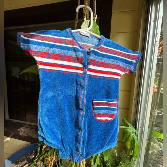 Vintage Baby Jumper | Helanca Frottée | Made in Germany | 6-12 Months - Picture 2 of 11